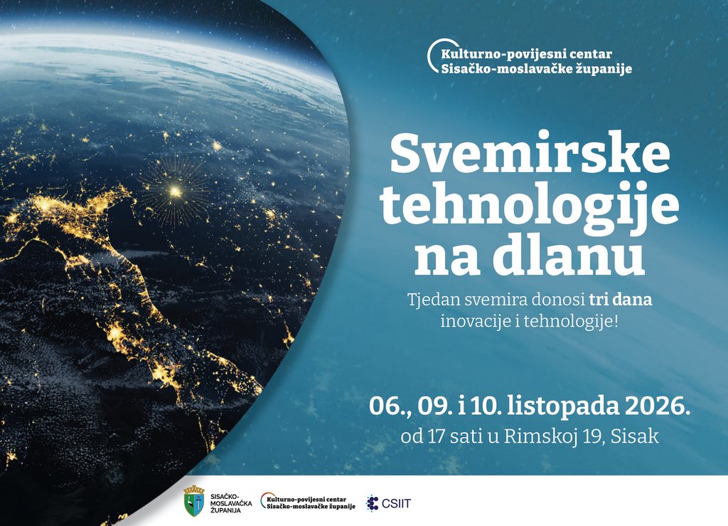Svemirske tehnologije na dlanu - obilježavanje Tjedna svemira donosi 3 dana inovacije i tehnologije